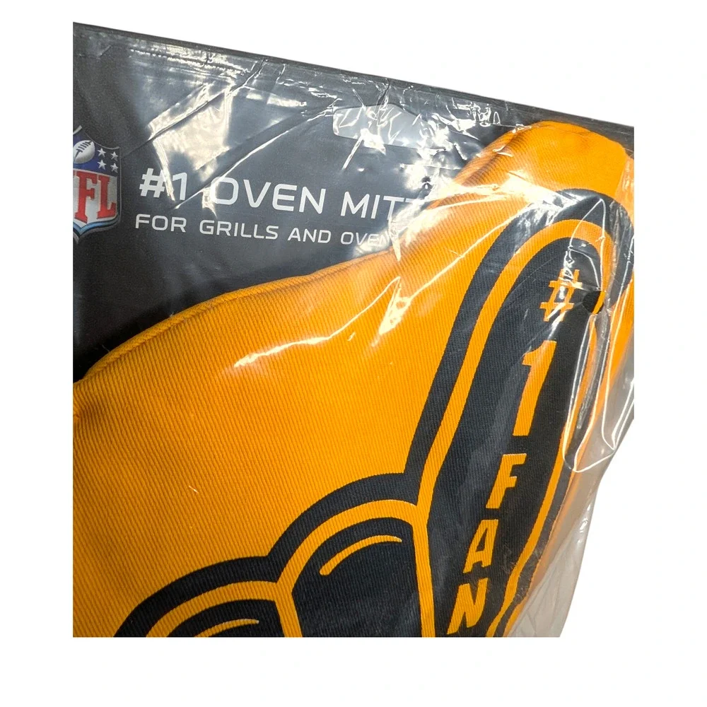 Steelers‎ Official NFL Fan Apparel Oven Grill Glove Mit Black & Gold Brand New